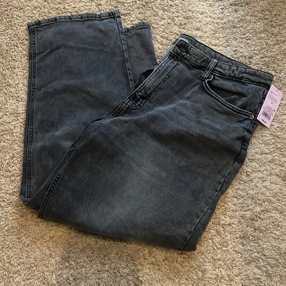 NWT Wild Fable 90s Relaxed Straight Black Wash Jeans